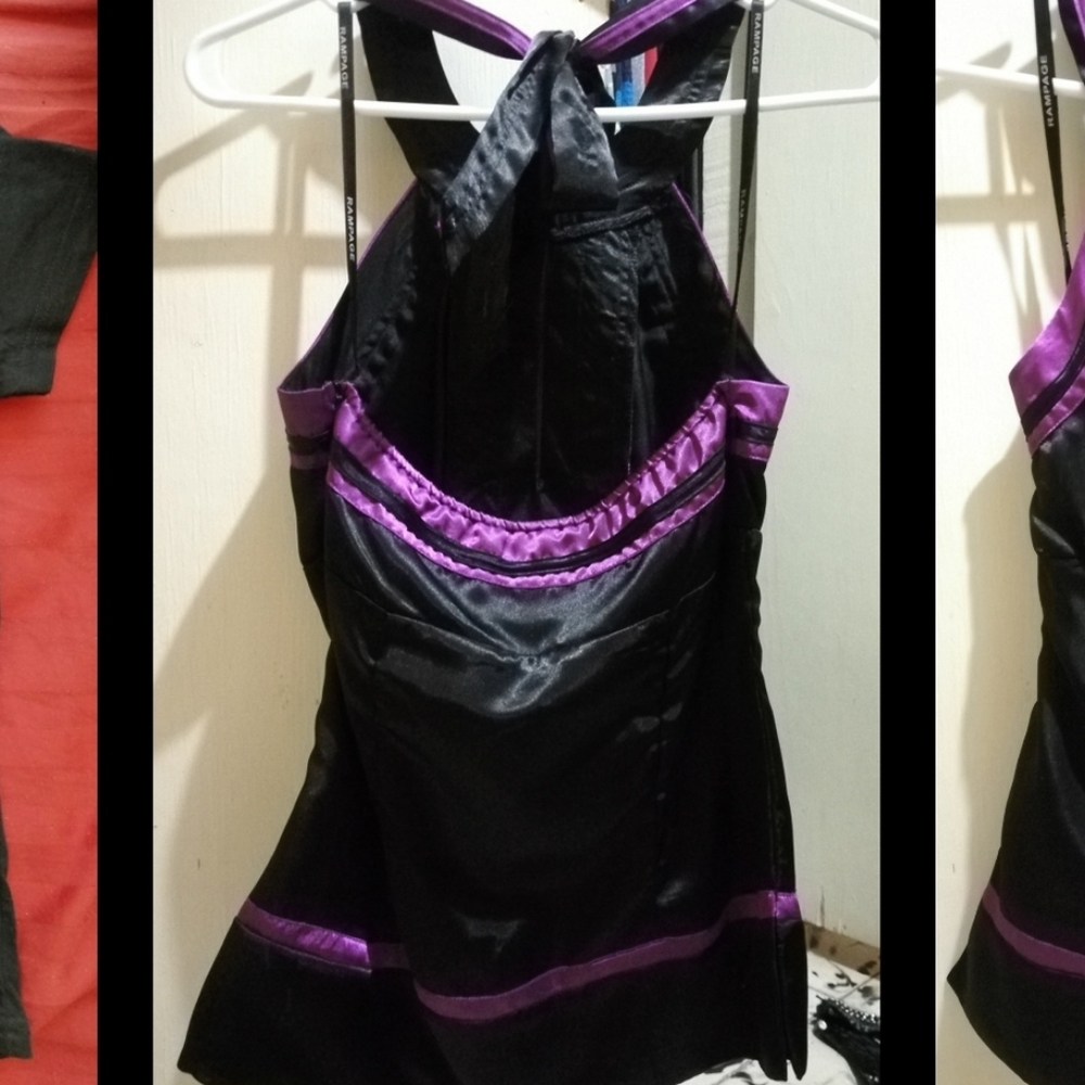 NWOT Rampage silky halter top - Picture 3 of 5